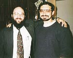 Michael with Rabbi Israel Rice